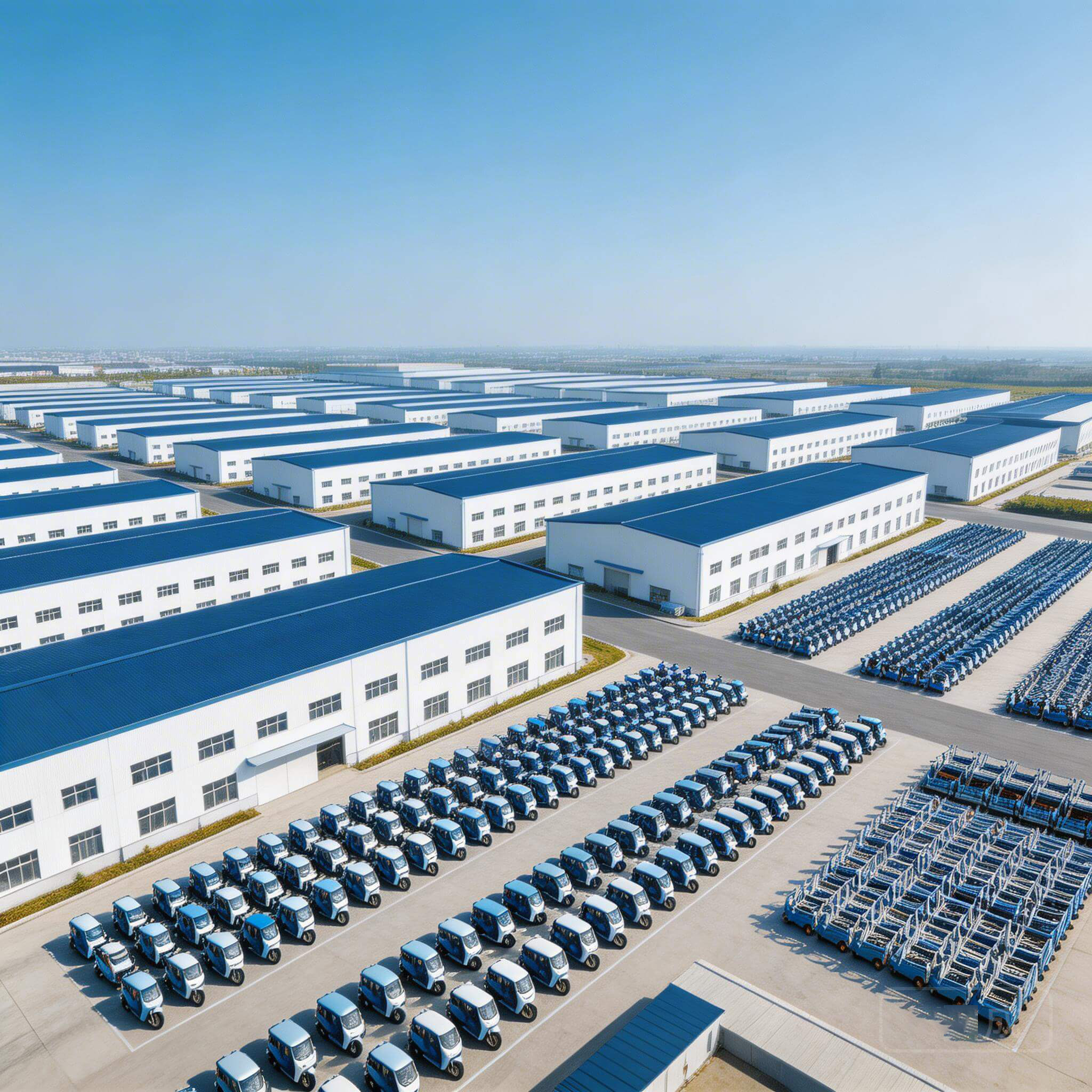 Factory Aerial View